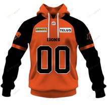 Personalized CFL BC Lions Jersey 2022 Hoodie