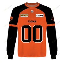 Personalized CFL BC Lions Jersey 2022 Hoodie