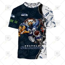 Seattle Seahawks 3D Hoodie