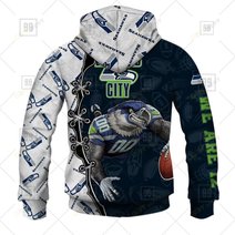 Seattle Seahawks 3D Hoodie
