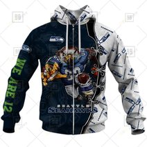 Seattle Seahawks 3D Hoodie