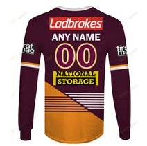 Brisbane Broncos 2023 Personalized Name And Number Edition Hoodie Jersey
