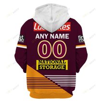 Brisbane Broncos 2023 Personalized Name And Number Edition Hoodie Jersey