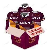 Brisbane Broncos 2023 Personalized Name And Number Edition Hoodie Jersey