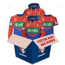 Newcastle Knights 2023 Personalized Name And Number Edition Hoodie Jersey