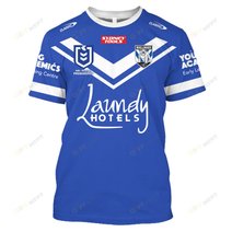 Canterbury Bankstown Bulldogs 2023 Personalized Name And Number Edition Hoodie Jersey