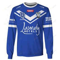 Canterbury Bankstown Bulldogs 2023 Personalized Name And Number Edition Hoodie Jersey