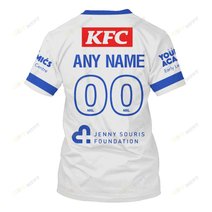 Canterbury Bankstown Bulldogs 2023 Personalized Name And Number Edition Hoodie Jersey