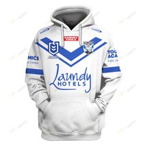 Canterbury Bankstown Bulldogs 2023 Personalized Name And Number Edition Hoodie Jersey