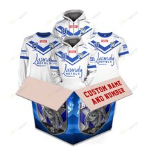 Canterbury Bankstown Bulldogs 2023 Personalized Name And Number Edition Hoodie Jersey