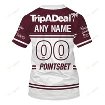 Manly Warringah Sea Eagles 2023 Personalized Name And Number Edition Hoodie Jersey