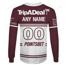 Manly Warringah Sea Eagles 2023 Personalized Name And Number Edition Hoodie Jersey