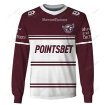 Manly Warringah Sea Eagles 2023 Personalized Name And Number Edition Hoodie Jersey