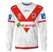 St. George Illawarra Dragons 2023 Personalized Name And Number Edition Hoodie Jersey