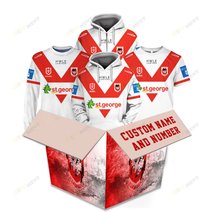 St. George Illawarra Dragons 2023 Personalized Name And Number Edition Hoodie Jersey