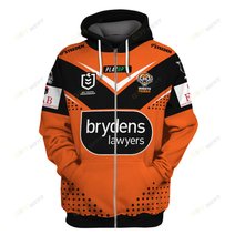 Wests Tigers 2023 Personalized Name And Number Edition Hoodie Jersey