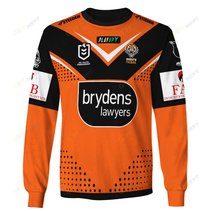 Wests Tigers 2023 Personalized Name And Number Edition Hoodie Jersey