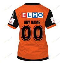 Wests Tigers 2023 Personalized Name And Number Edition Hoodie Jersey