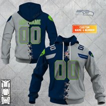 Personalized NFL Seattle Seahawks Mix Jersey Style Hoodie, T Shirt, Zip Hoodie, Sweatshirt