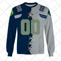 Personalized NFL Seattle Seahawks Mix Jersey Style Hoodie, T Shirt, Zip Hoodie, Sweatshirt