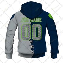 Personalized NFL Seattle Seahawks Mix Jersey Style Hoodie, T Shirt, Zip Hoodie, Sweatshirt