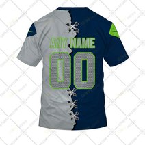 Personalized NFL Seattle Seahawks Mix Jersey Style Hoodie, T Shirt, Zip Hoodie, Sweatshirt