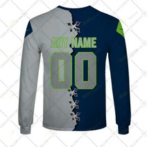 Personalized NFL Seattle Seahawks Mix Jersey Style Hoodie, T Shirt, Zip Hoodie, Sweatshirt