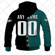 Personalized NFL Philadelphia Eagles Mix Jersey Style Hoodie, T Shirt, Zip Hoodie, Sweatshirt