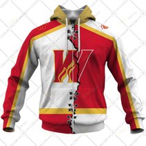 Personalized AHL Calgary Wranglers Mix Hoodie, T Shirt, Zip Hoodie, Sweatshirt