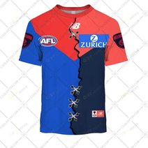 Personalized 2023 AFL Melbourne Demons Mix Hoodie, T Shirt, Zip Hoodie, Sweatshirt