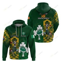 South Africa And Ireland Rugby Shirt 2023 World Cup Springboks Shamrocks Togethe