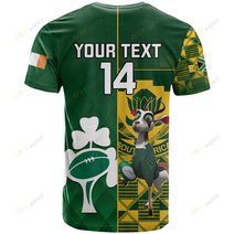 South Africa And Ireland Rugby Shirt 2023 World Cup Springboks Shamrocks Togethe