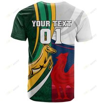 South Africa and France Rugby Polo Shirt Springbok With Le XV de France 2023 World Cup