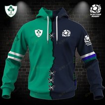 Personalized RUGBY Jersey Mix 2 Teams HALF and HALF Style | Hoodie, T Shirt, Zip Hoodie, Sweatshirt