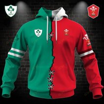 Personalized RUGBY Jersey Mix 2 Teams HALF and HALF Style | Hoodie, T Shirt, Zip Hoodie, Sweatshirt