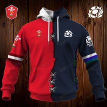 Personalized RUGBY Jersey Mix 2 Teams HALF and HALF Style | Hoodie, T Shirt, Zip Hoodie, Sweatshirt
