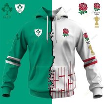 Personalized RUGBY Jersey Mix 2 Teams HALF and HALF Style | Hoodie, T Shirt, Zip Hoodie, Sweatshirt
