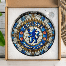 Chelsea F.C Stained Glass Suncatcher for Window Hanging