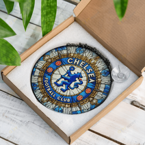 Chelsea F.C Stained Glass Suncatcher for Window Hanging