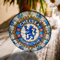 Chelsea F.C Stained Glass Suncatcher for Window Hanging