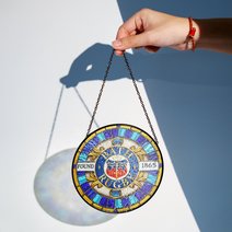 Bath Rugby Stained Glass Suncatcher for Window Hanging