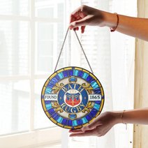 Bath Rugby Stained Glass Suncatcher for Window Hanging