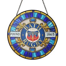 Bath Rugby Stained Glass Suncatcher for Window Hanging