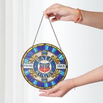 Bath Rugby Stained Glass Suncatcher for Window Hanging