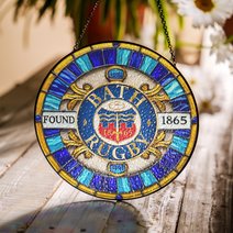Bath Rugby Stained Glass Suncatcher for Window Hanging