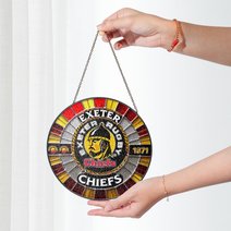 Exeter Chiefs Stained Glass Suncatcher for Window Hanging