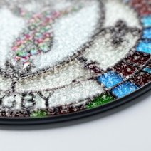 Harlequins Stained Glass Suncatcher for Window Hanging