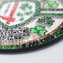 London Irish Stained Glass Suncatcher for Window Hanging