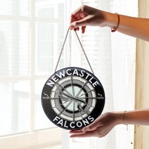 Newcastle Falcons Stained Glass Suncatcher for Window Hanging