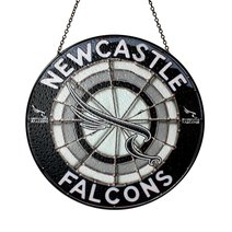 Newcastle Falcons Stained Glass Suncatcher for Window Hanging